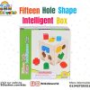 Wooden Fifteen Hole Shape Intelligent Box